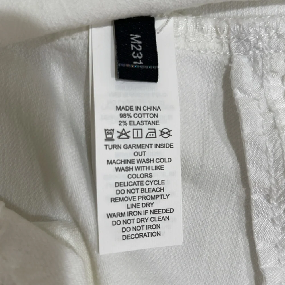 NWT Kate Spade Brooke Street Mid Rise Crop Kick Flare Jeans SZ 26 Fresh White